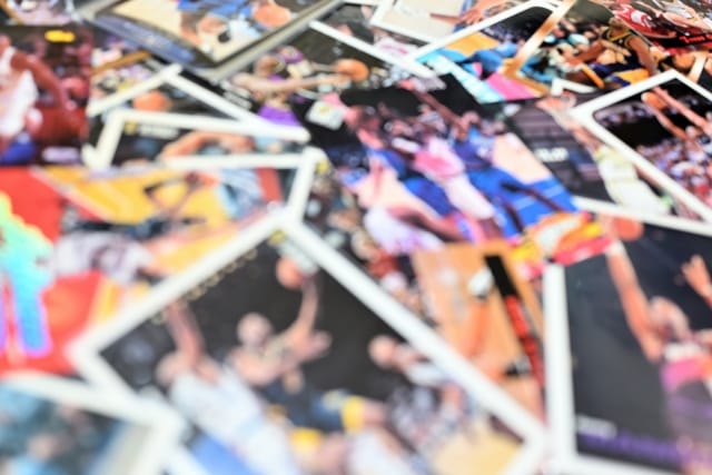 バスケットボール選手のトレーディングカード